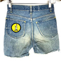 Vintage Lee 197039s Womens Denim Jean Shorts 27x65 Blue Medium Wash Patch Graphic Tee – Cozy Vibes · High-Quality Print