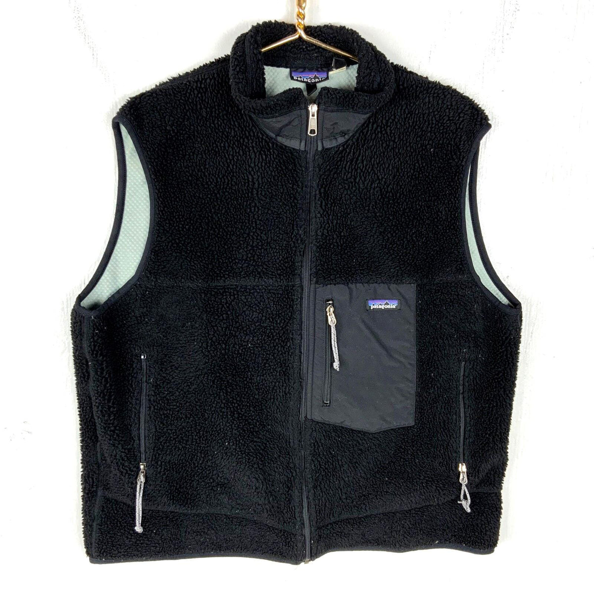 Vintage Patagonia RetroX Fleece Sweater Vest XL Black Made Usa Full Zip Graphic Tee – Aesthetic Look · Must-Have Style