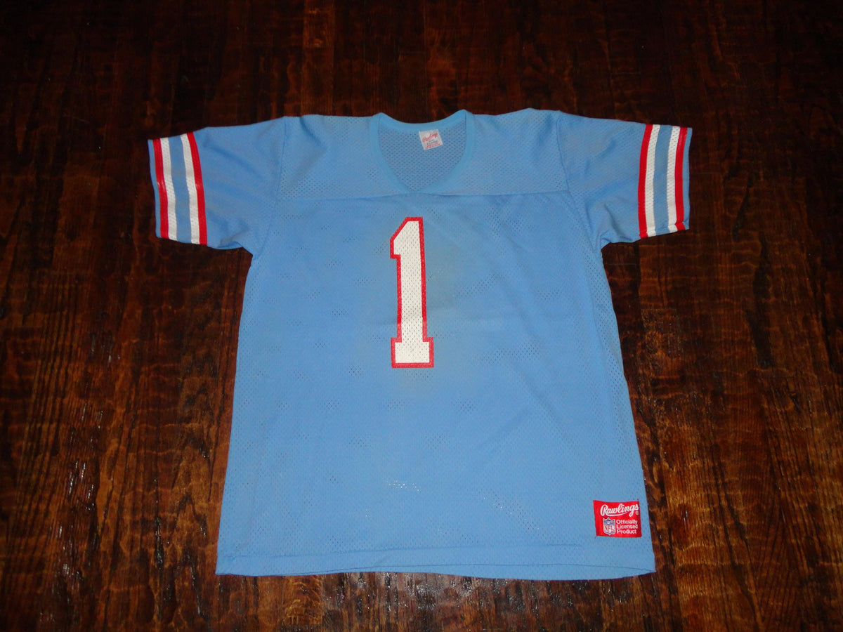Vintage 80s Rawlings Houston Oilers Warren Moon Jersey Size XL Jersey – Premium Graphic · Must-Have Style