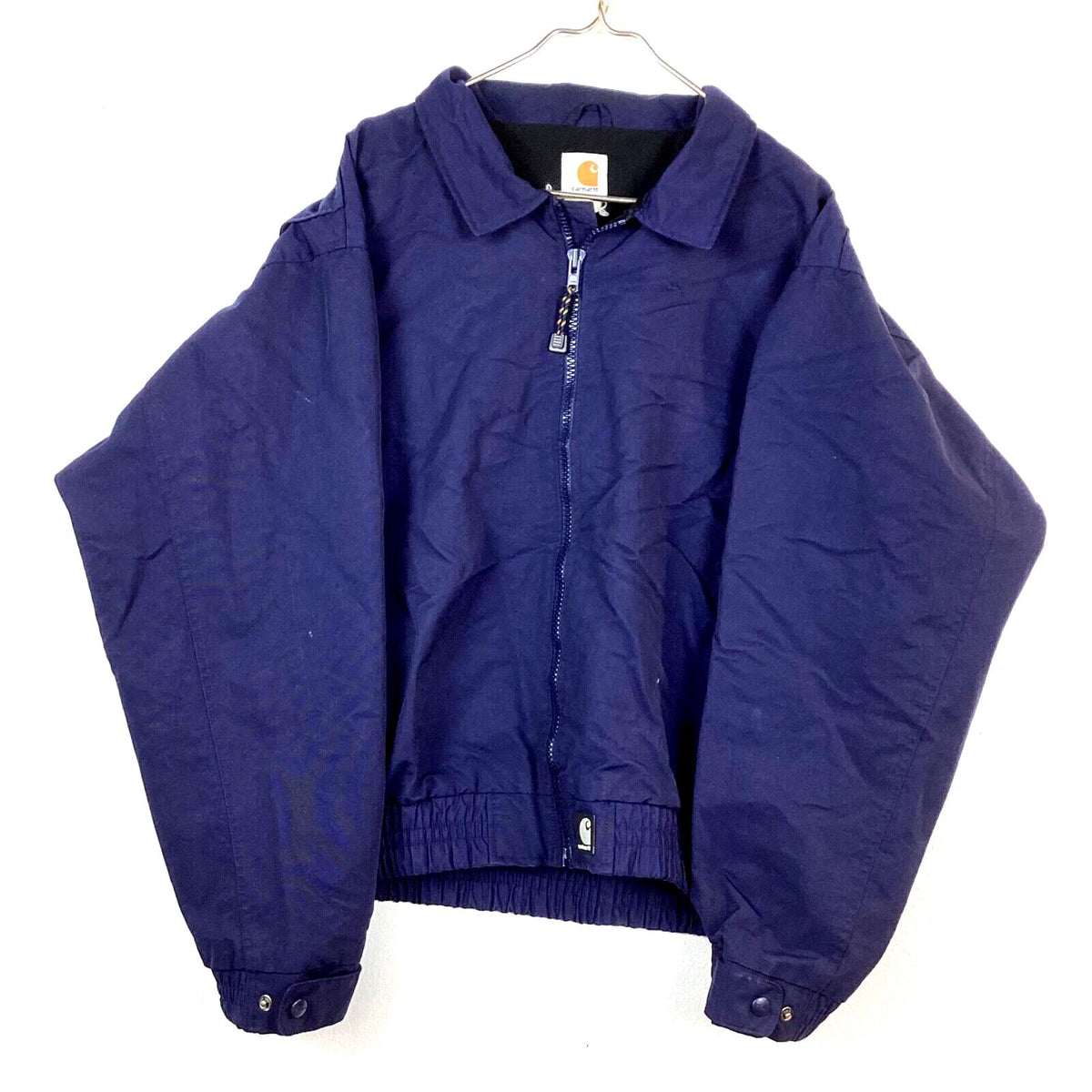 Vintage Carhartt Bomber Jacket Size XL Blue Windbreaker Full Zip 1990s Graphic Tee – Cozy Vibes · Must-Have Style