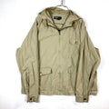Vintage Polo Ralph Lauren Windbreaker Jacket Size XL Beige Hooded Full Zip Graphic Tee – Warm & Stylish · Must-Have Style