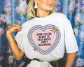 Emily Dickinson Bookish Tee Shirt with Cute Retro Heart Gift for Bookworm Who Loves 19th Century Writers Womens History Poetry Tee Shirt Graphic Tee – Easygoing Wear · Great Gift For Fans