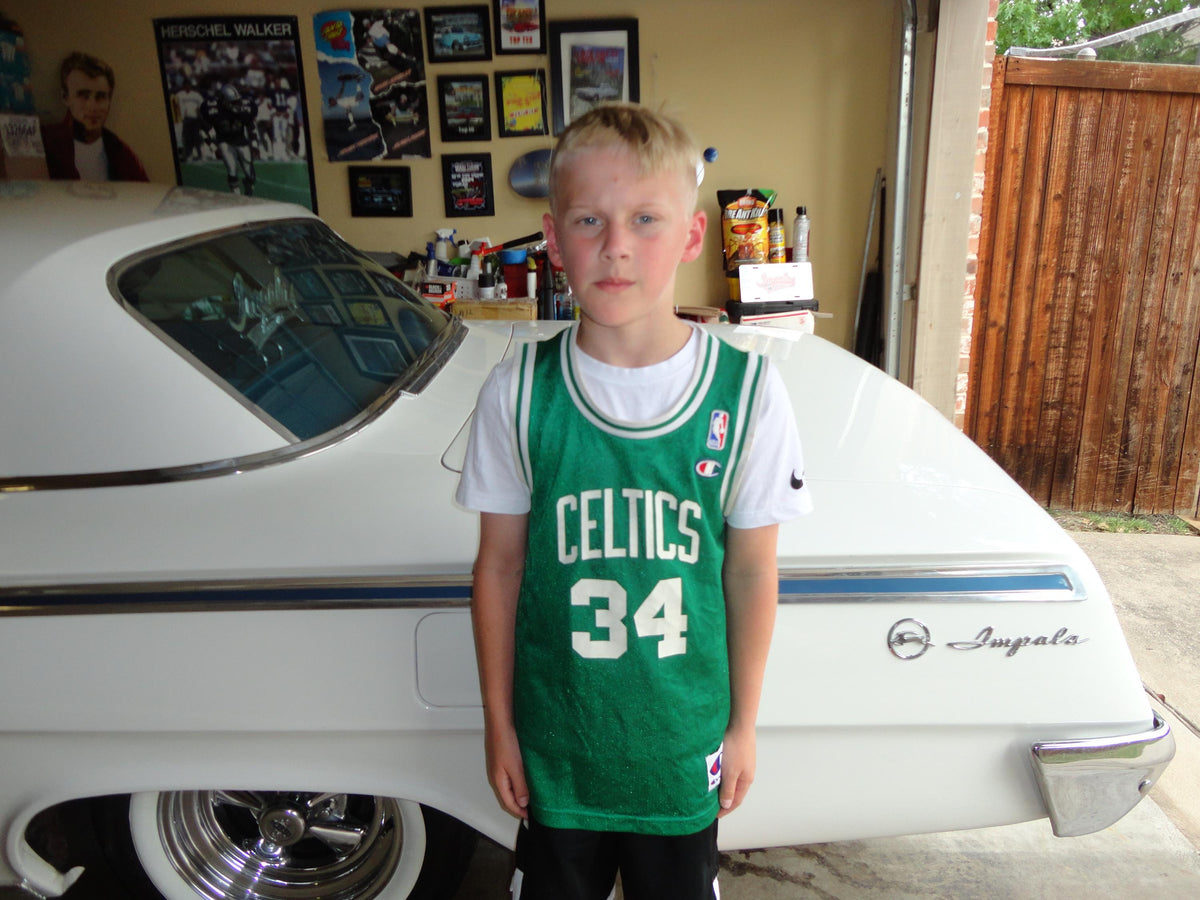 Vintage 9039s Boston Celtics Paul Pierce 34 Champion Jersey Youth Size M 1012 Jersey – Cozy Vibes · Trending Graphic Apparel