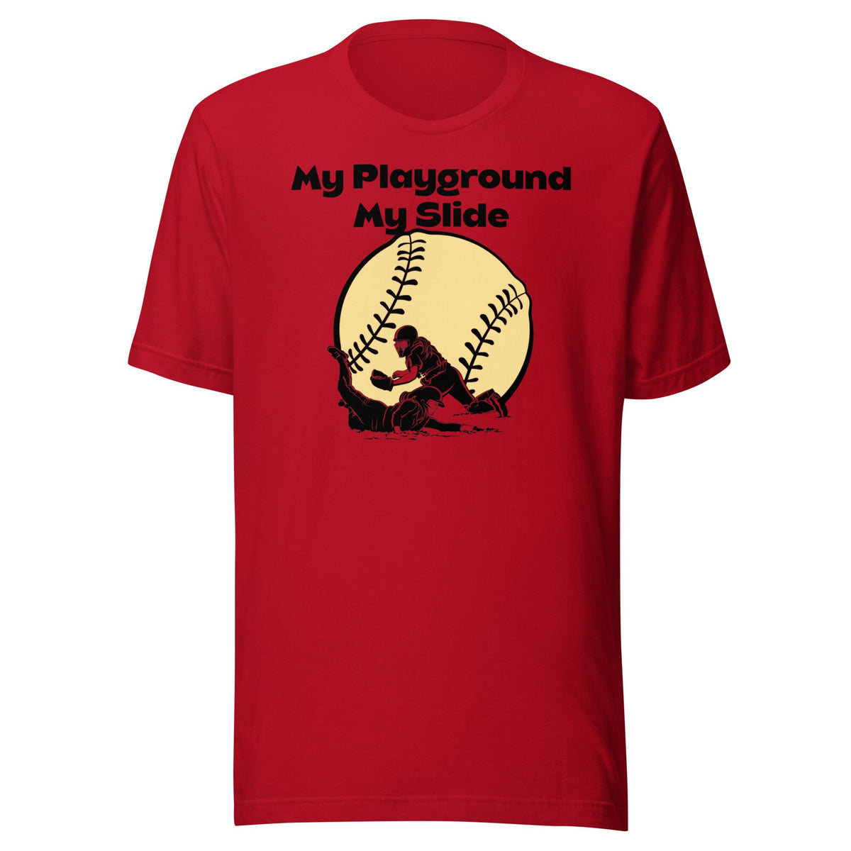 My Playground My Slide Unisex t shirt Girls Softball TShirt Great gift for your Fastpitch player Graphic Tee – Fan Favorite · Top Pick For Any Outfit