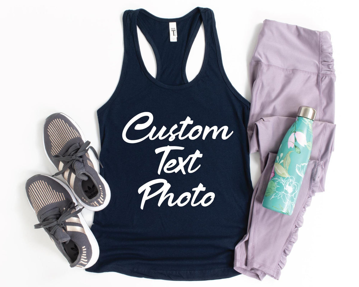 Custom Tank Top Custom Logo Tank Top Your Design Here Tank Tops Woman Racerback Tank Tops Personalized Racerback Tank Top Tank Top – Everyday Comfort · Top Pick For Any Outfit