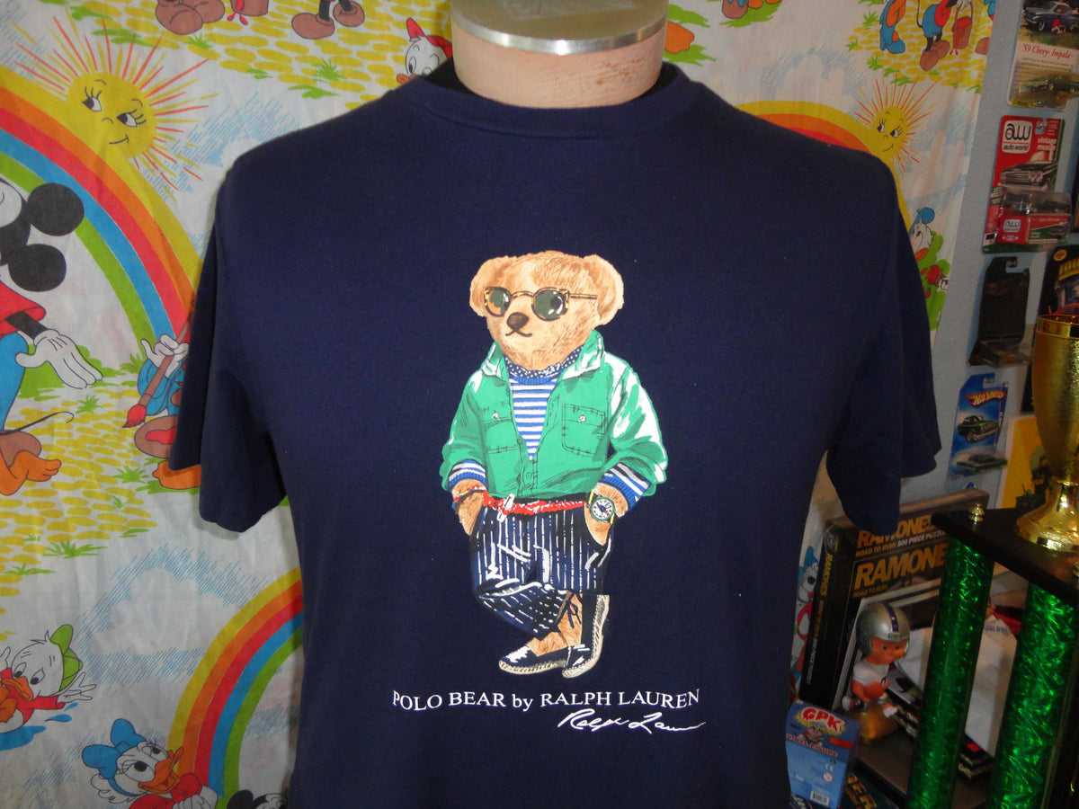 Polo Bear by Ralph Lauren Navy Blue T Shirt Fits Size M Graphic Tee – Feel-Good Design · Trending Graphic Apparel