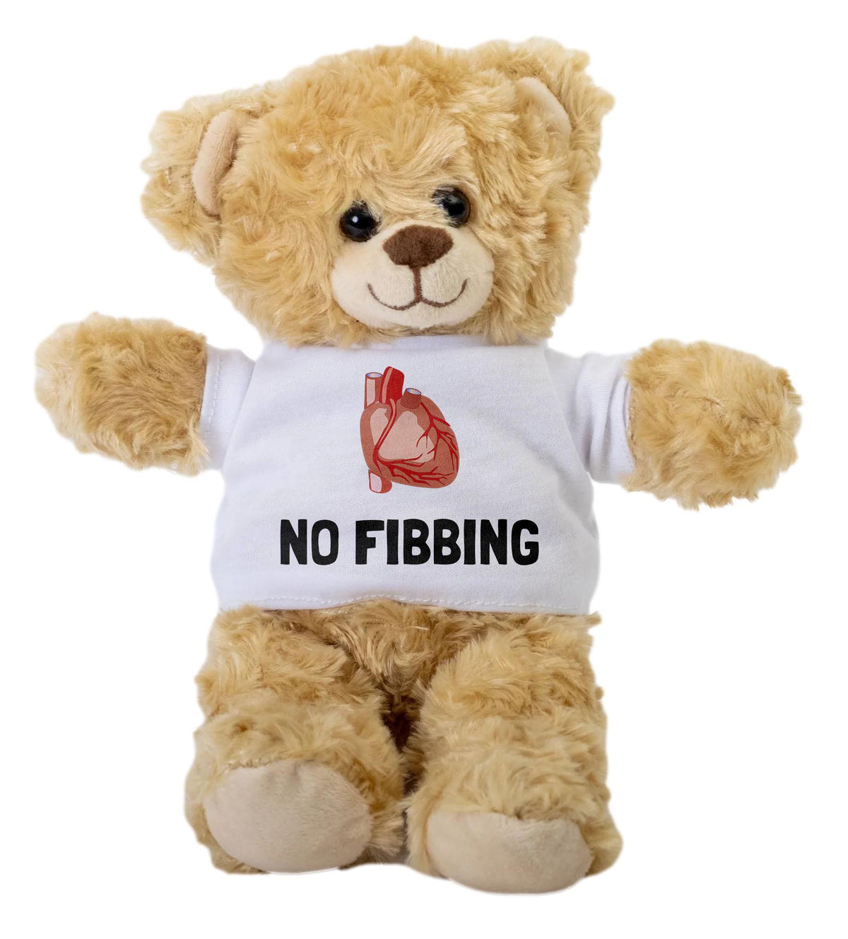 Cardiologist Gift Funny Heart Doctor Teddy Bear Medical Humor ECG EKG Tech Gift No Fibbing Graphic Tee – Everyday Comfort · Perfect For Daily Wear