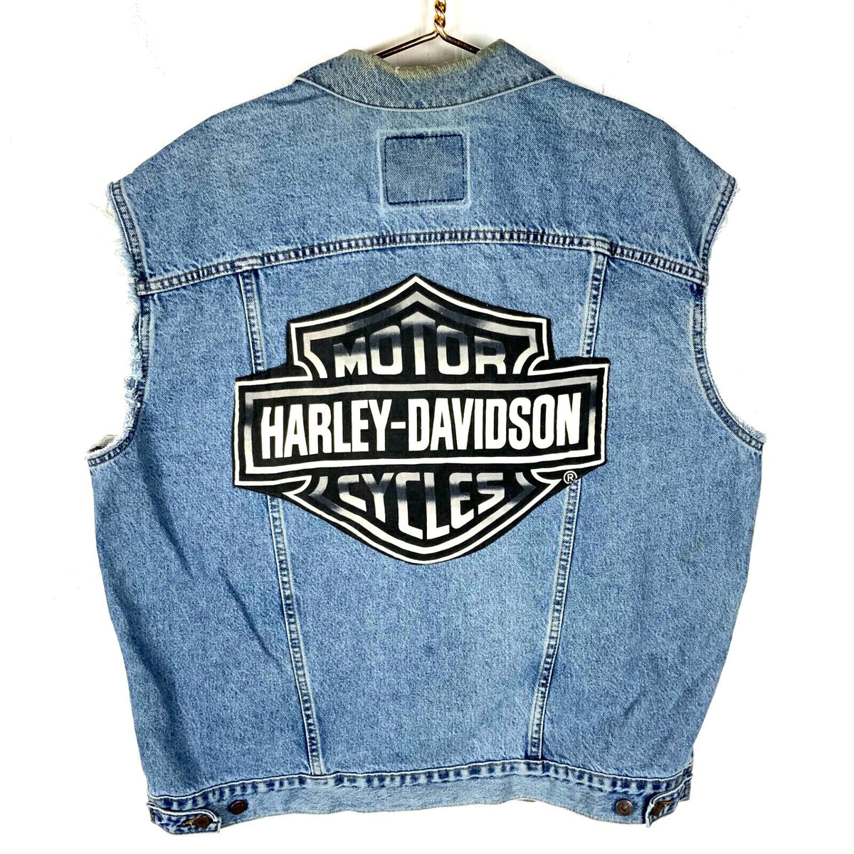 Vintage Levis Denim Jean Jacket 2XL Blue Light Wash Chopped 90s Graphic Tee – Warm & Stylish · Perfect For Daily Wear