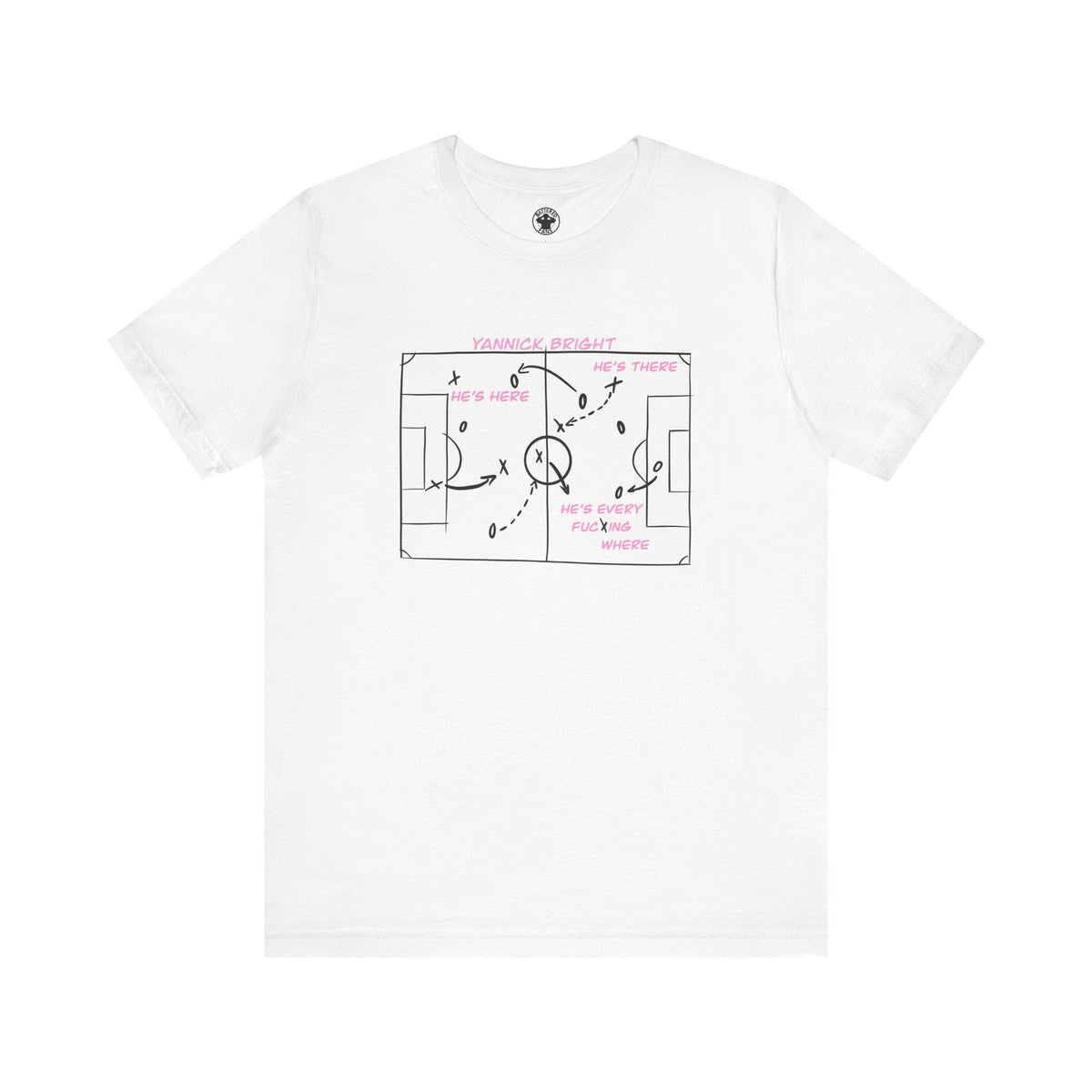 Yannick Bright Is Everywhere White Board T Shirt Graphic Tee – Feel-Good Design · Must-Have Style