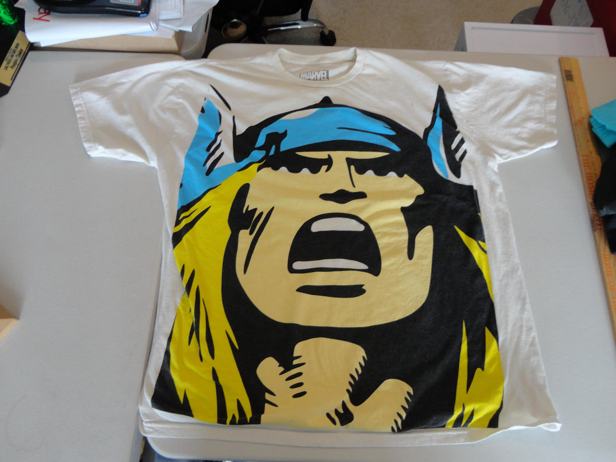 Marvel Comics Thor All Over Print AOP T Shirt Mens size 2XL Graphic Tee – Cozy Vibes · Great Gift For Fans