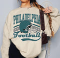 Vintage Philadelphia Football Crewneck Retro Philly Football Sweatshirt Trendy Philadelphia Football Fan Shirt Game Day Sweater Gift Sweatshirt – Cozy Vibes · Top Pick For Any Outfit