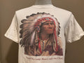 Vintage 90s Around This Camp Theres Only One Chief Native American Indian Chief Tshirt M Graphic Tee – Aesthetic Look · Trending Graphic Apparel