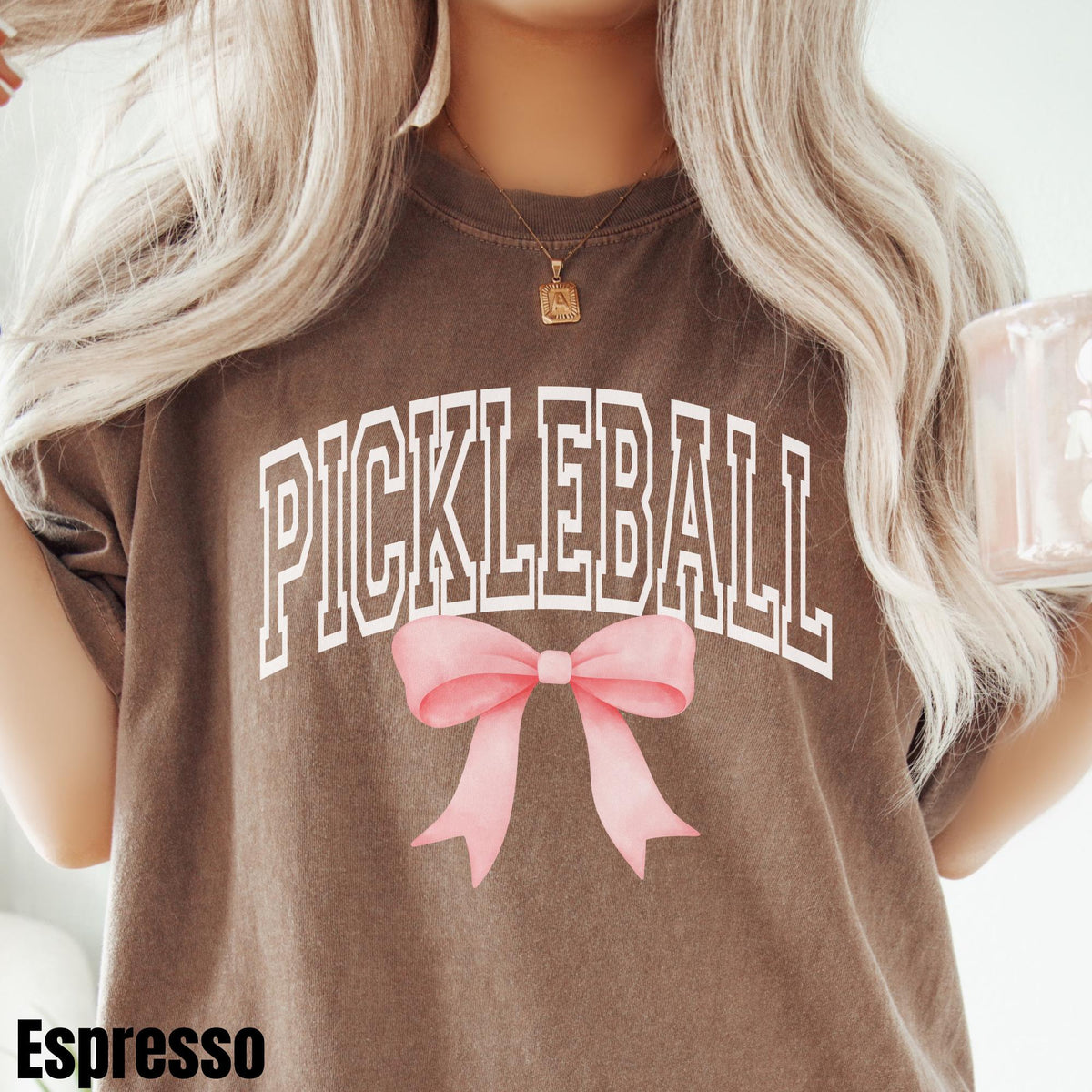 Coquette Pickleball Shirt Cute Pink Bow Pickleball Gift Pickleball Player Tshirt Pickleball Lover Gift Best Friend Gift Graphic Tee – Aesthetic Look · Must-Have Style