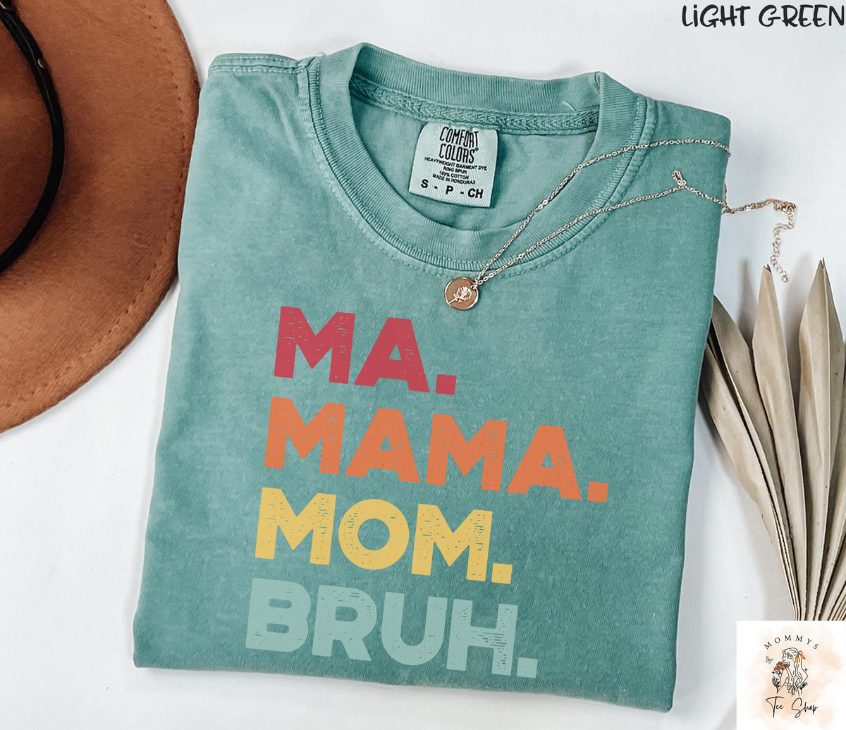 Funny Mom Bruh Shirt Retro Vintage Distressed Mom Life T Shirt Mother39s Day Gift Funny Mama Tee Graphic Tee – Soft Feel · Top Pick For Any Outfit