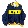 Vintage West Virginia University Windbreaker Bomber Jacket Size Large Blue Graphic Tee – Premium Graphic · High-Quality Print