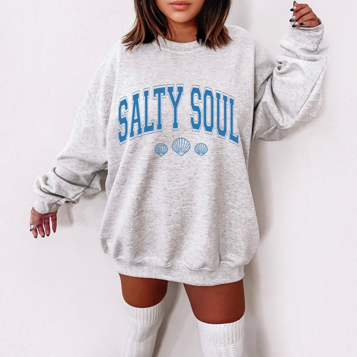 Salty Soul Sweatshirt Salty Sweatshirt Salty Shirt Beachy Shirt Beach Sweatshirt Beach Sweater Beachy Sweatshirt Beach Vacation Shirt Sweatshirt – Feel-Good Design · Top Pick For Any Outfit