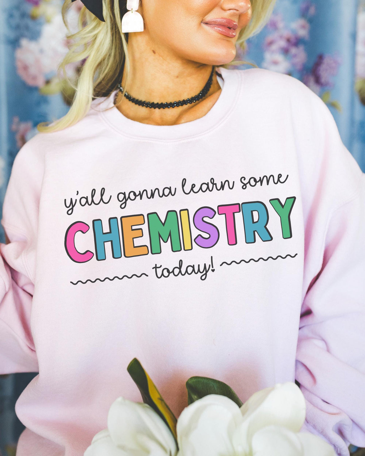 Cute Chemistry Teacher Sweatshirt for High School Science Teacher or Science Professor Funny Saying Science Major Shirt Teaching Assistant Sweatshirt – Warm & Stylish · Top Pick For Any Outfit