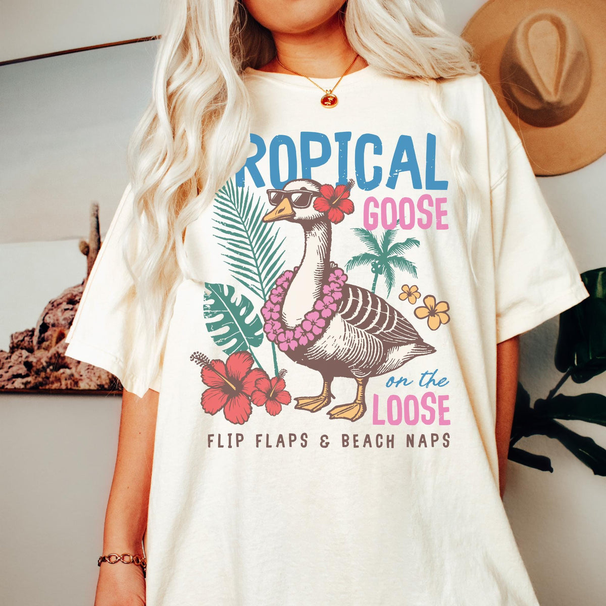 Comfort Colors Tropical Goose Shirt Summer Goose Shirt Goose Tshirt Funny Goose Shirt Cute Bird Shirt Cute Duck Shirt Gift for Her Graphic Tee – Cozy Vibes · Trending Graphic Apparel