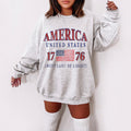 America USA Sweatshirt American Sweater 4th Of July 4th Of July Sweatshirt USA Fourth of July Sweatshirt Patriot Sweatshirt USA Sweater Sweatshirt – Feel-Good Design · Must-Have Style