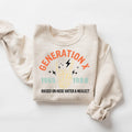 Gen X Sweatshirt Gen X Sweater Gen X Shirt Generation X Raised on Hose Water and Neglect 50th Birthday Sweatshirt 60th Birthday Sweatshirt Sweatshirt – Bold Style · Perfect For Daily Wear