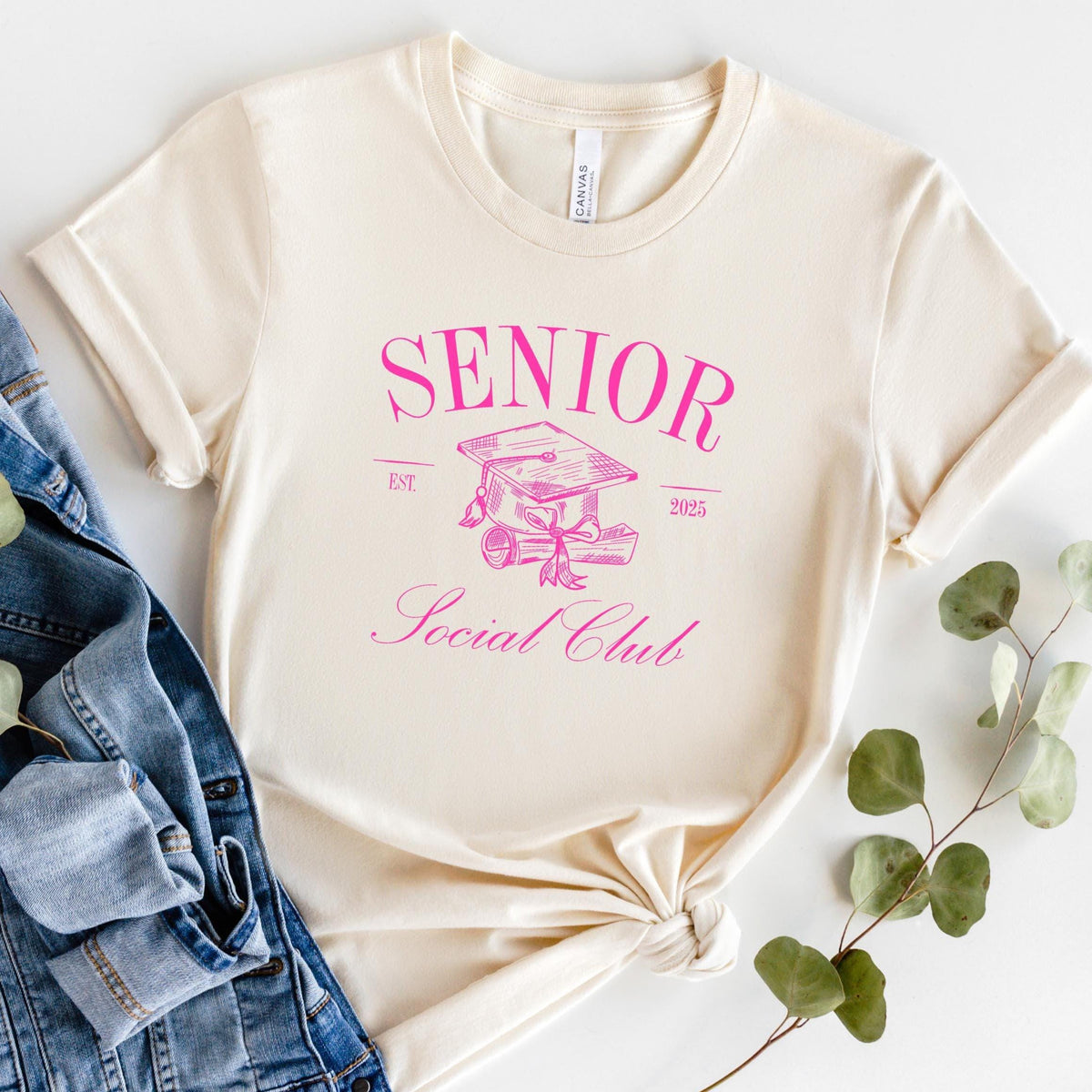 Senior Social Club TShirt2025 GraduateClass of 2025 TShirtClass Of 2025 Shirt2025 Graduate TShirt2025 Graduate TShirt Graphic Tee – Everyday Comfort · High-Quality Print