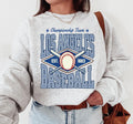 Los Angeles Baseball Sweatshirt Trendy Unisex Los Angeles Sports Fan Crewneck Baseball Game Day Shirt Gift for Mom Cute Baseball Sweater Sweatshirt – Soft Feel · Perfect For Daily Wear