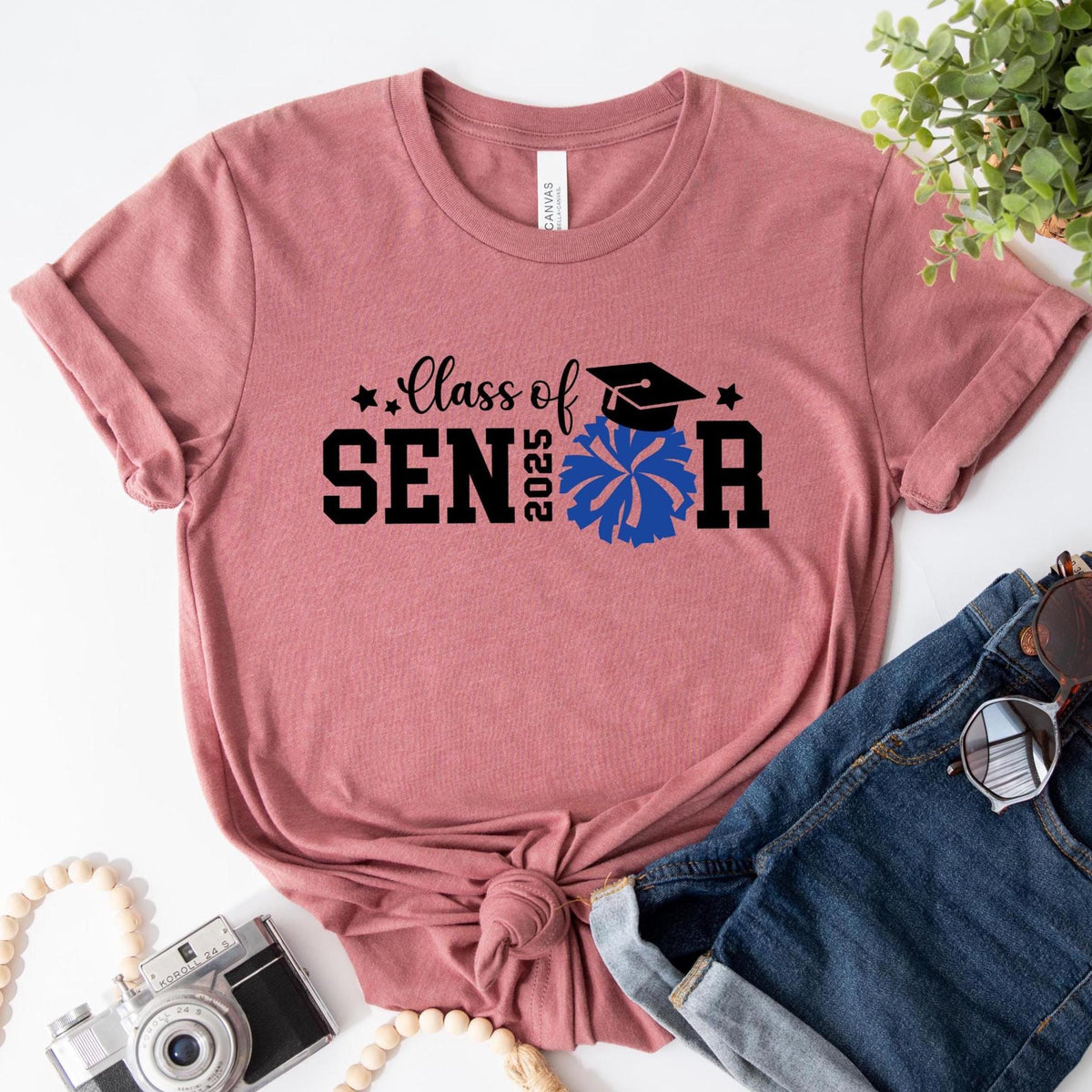 Cheer Senior 2025 ShirtSenior ShirtGraduation 2025Senior 2025 GiftCheer Senior 2025 ShirtCheer Gift Idea ShirtHigh School Graduation Graphic Tee – Warm & Stylish · Perfect For Daily Wear
