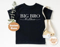Custom Name Big Brother Toddler Shirt Pregnancy Reveal Shirt Pregnancy Announcement Natural Big Brother Gift Big Brother Baby Bodysuit Graphic Tee – Easygoing Wear · High-Quality Print