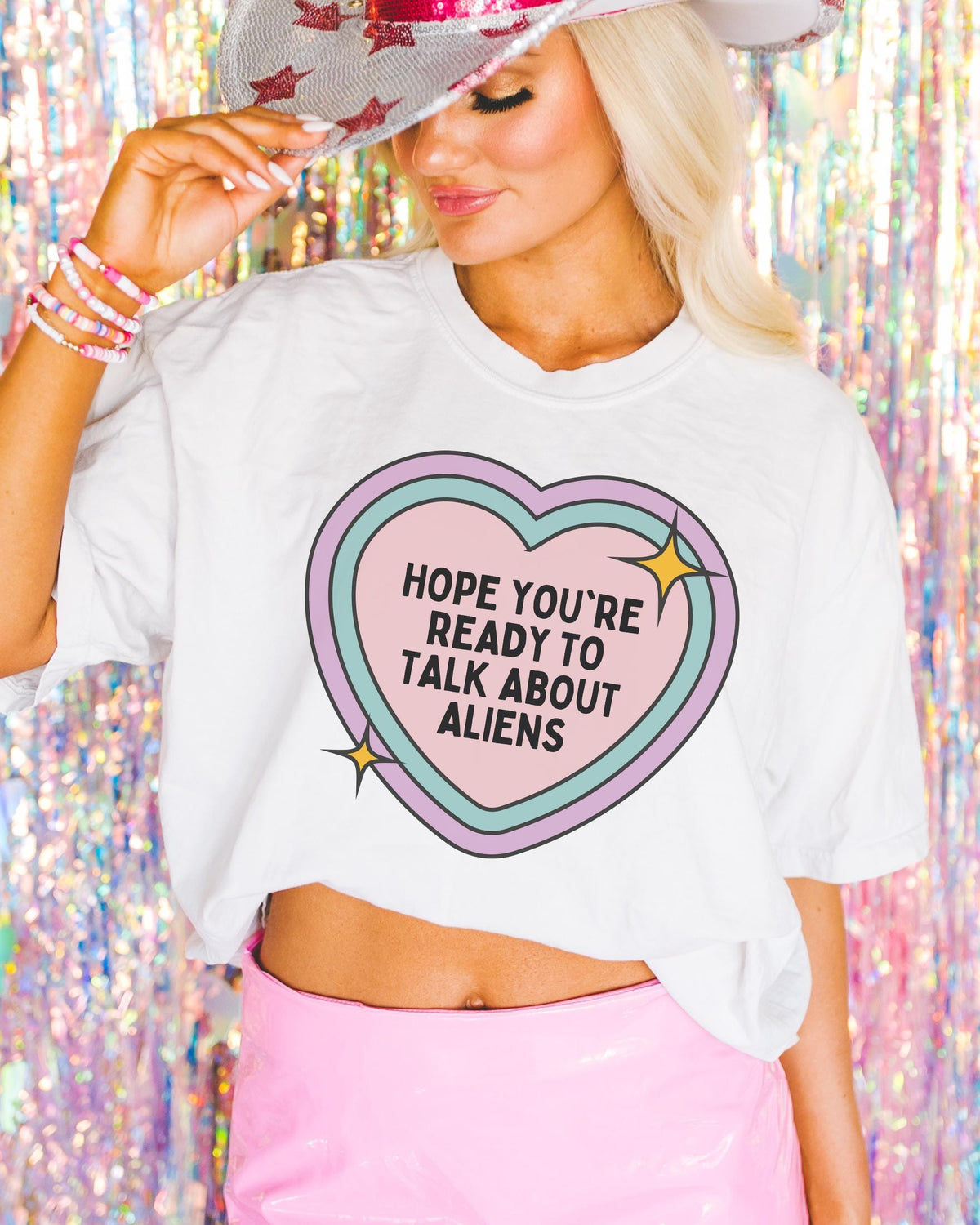 Funny Alien TShirt For Mom or Friend Who Loves Space Spooky Paranormal UFO Conspiracy Theory Gift Cute Retro Alien Tee Shirt for Daughter Graphic Tee – Feel-Good Design · Top Pick For Any Outfit