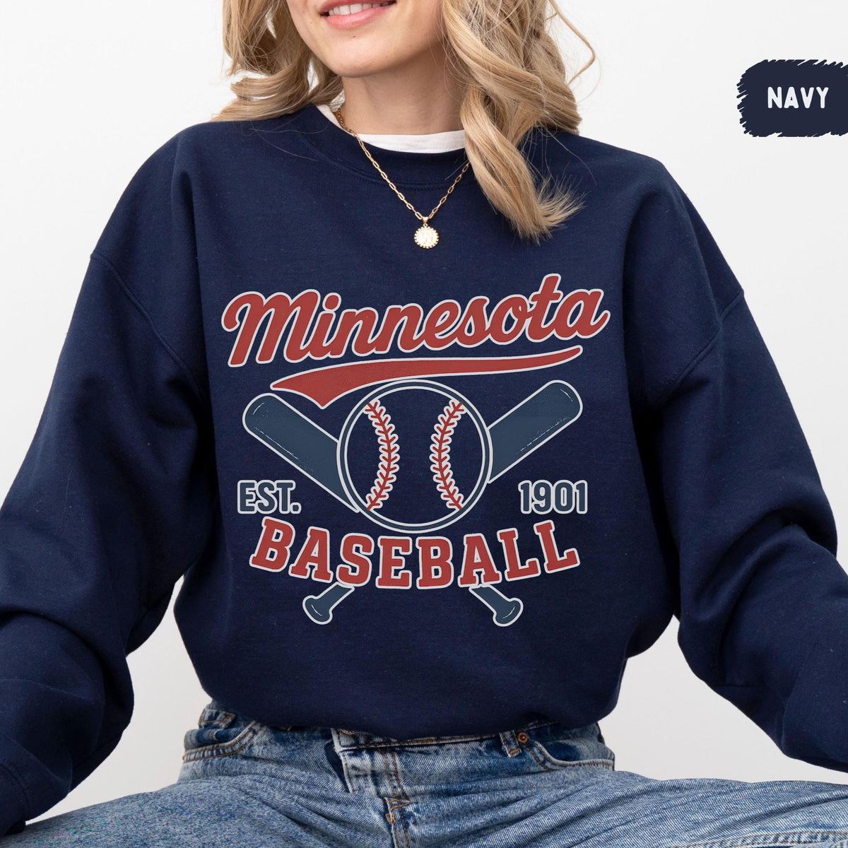 Retro Minnesota Baseball Sweatshirt Crewneck Jumper Unisex Sports Team Clothing Gift for Baseball Fans Twin City Fan Apparel Gameday Sweatshirt – Everyday Comfort · Top Pick For Any Outfit