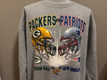 Vintage 90s Green Bay Packers VS New England Patriots NFL Football Super Bowl 31 1997 Crewneck Sweatshirt XL Sweatshirt – Fan Favorite · Great Gift For Fans