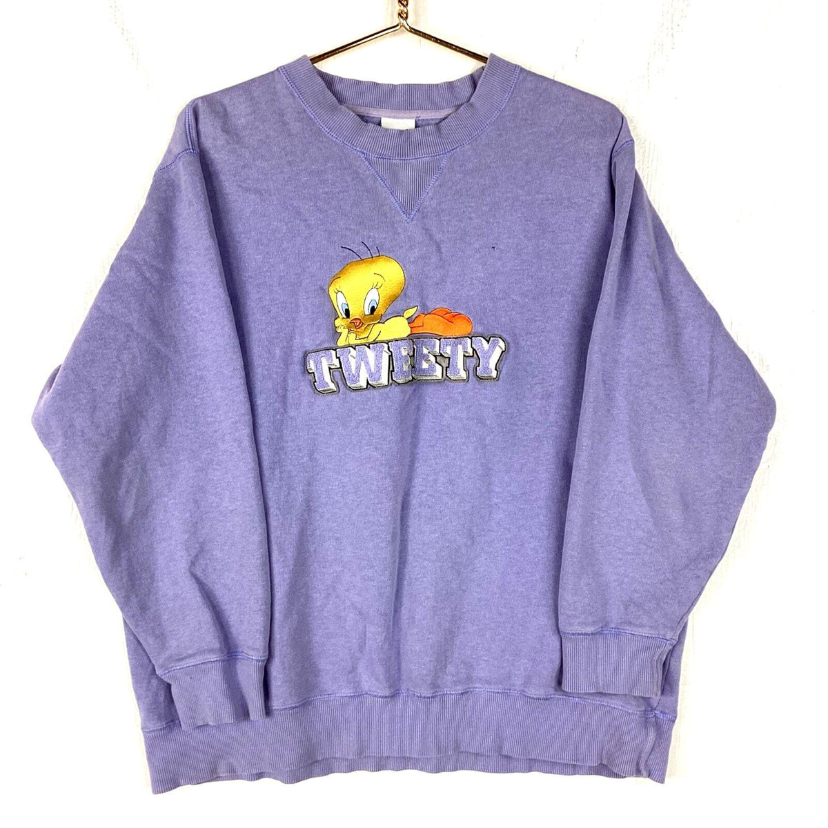 Vintage Tweety Bird Sweatshirt Crewneck Size Large Purple 90s Sweatshirt – Premium Graphic · Trending Graphic Apparel