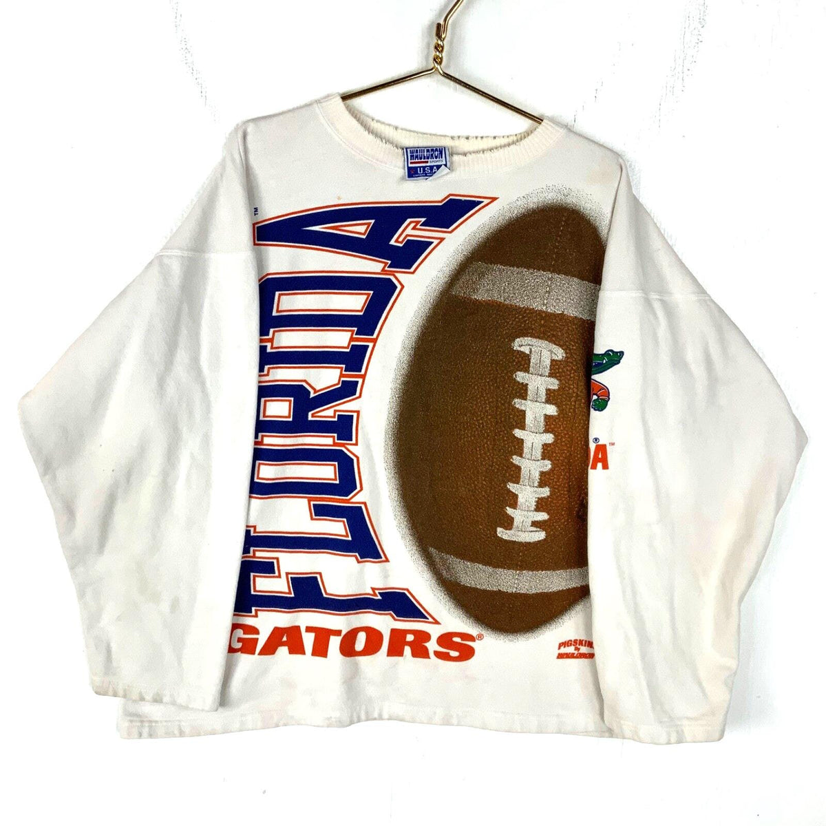 Vintage Florida Gators Sweatshirt Size XL White Big Spell Out Ncaa Football 90s Sweatshirt – Soft Feel · Trending Graphic Apparel