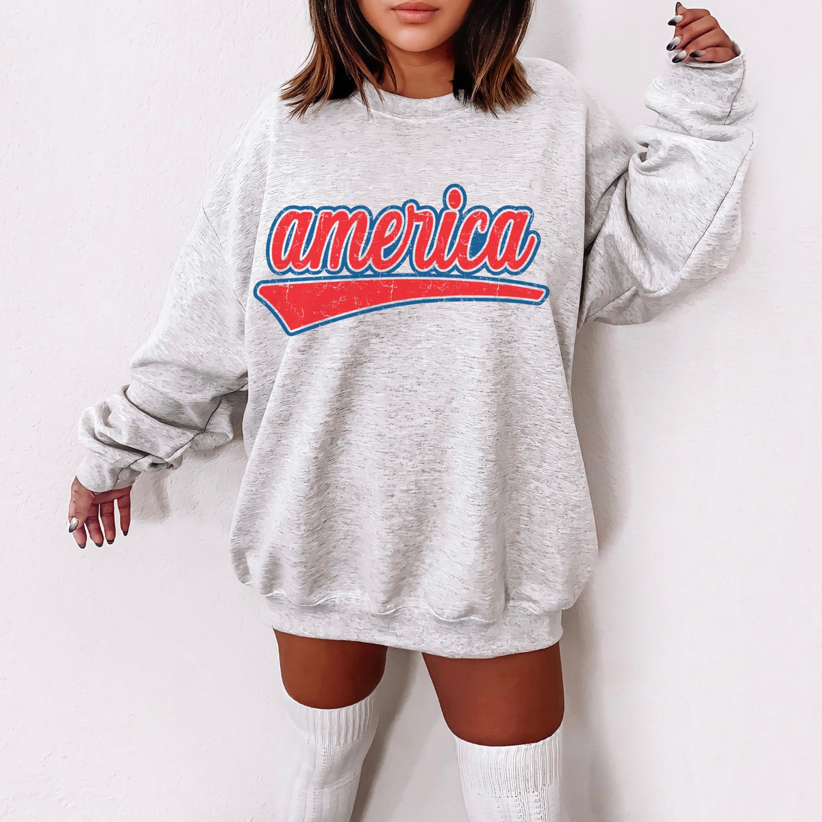 America Shirt July 4th Sweatshirt 4th Of July 4th Of July Sweatshirt USA Fourth of July Sweatshirt America Crewneck July 4th Shirt Sweatshirt – Feel-Good Design · Top Pick For Any Outfit