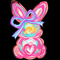 Brushstroke Bunny Easter PNGRetro Pink Bunny with Coquette BowCute Easter ClipartBrushstroke BunnyEaster PngPink Bunny ClipartRetro Graphic Tee – Easygoing Wear · Must-Have Style