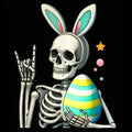 Easter Skeleton Bunny Rock Hand PNGRocker Design for BoysKidsMenand TeensEaster Bunny PngSkeleton Bunny ArtRock Hand PngBunny Rocker Graphic Tee – Fan Favorite · Great Gift For Fans