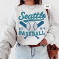 Vintage Seattle Baseball Sweatshirt Retro Sports Fan Gift Men39s Women39s Team Apparel Cozy Crewneck Jumper Memorabilia Sweatshirt – Aesthetic Look · High-Quality Print