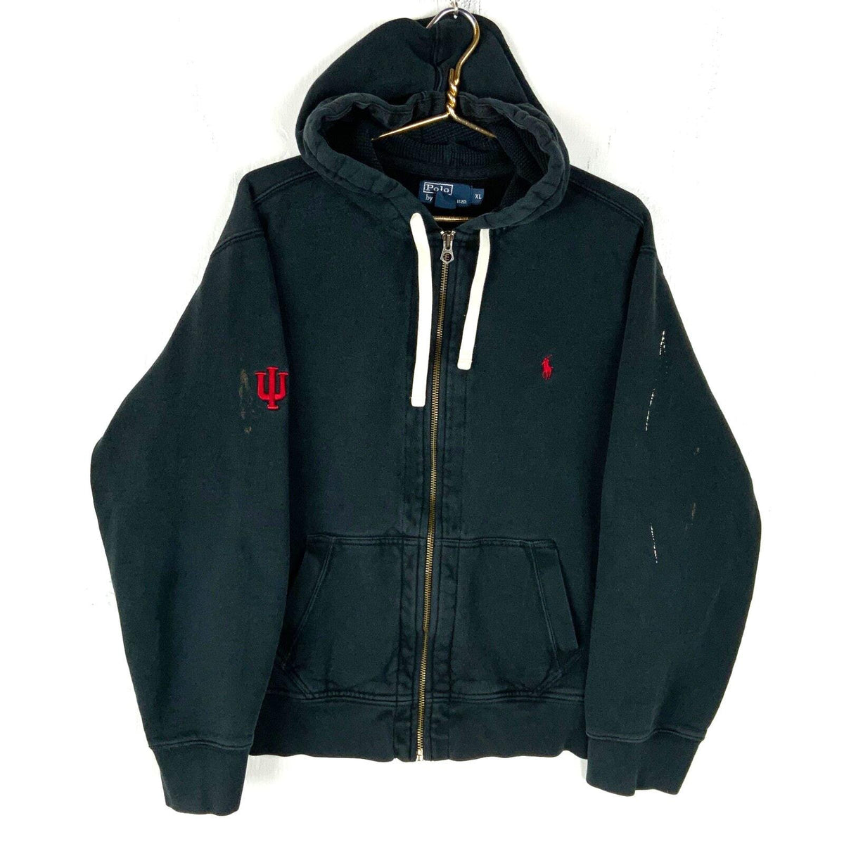 Polo Ralph Lauren Indiana Hoosiers Sweatshirt Hoodie XL Black Full Zip Ncaa Hoodie – Easygoing Wear · Top Pick For Any Outfit