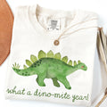 Last Day of School Dinosaur Tee Shirt for Kindergarten Teacher or Science Teacher What a DinoMite Year Funny Saying Class Dismissed Tee Graphic Tee – Aesthetic Look · Perfect For Daily Wear