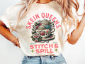 Skein Queens Knitting Shirt Funny Knitting Tee Vintage Yarn Lover Shirt Crochet Tshirt Cute Knitting Shirt Crochet Lover Gift for Mom Graphic Tee – Easygoing Wear · Trending Graphic Apparel