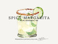 Spicy Margarita Watercolor Clipart Illustration Watercolor Cocktail Graphic Signature Drink PNG Wedding Sign Bar Menu Graphic Tee – Premium Graphic · Trending Graphic Apparel