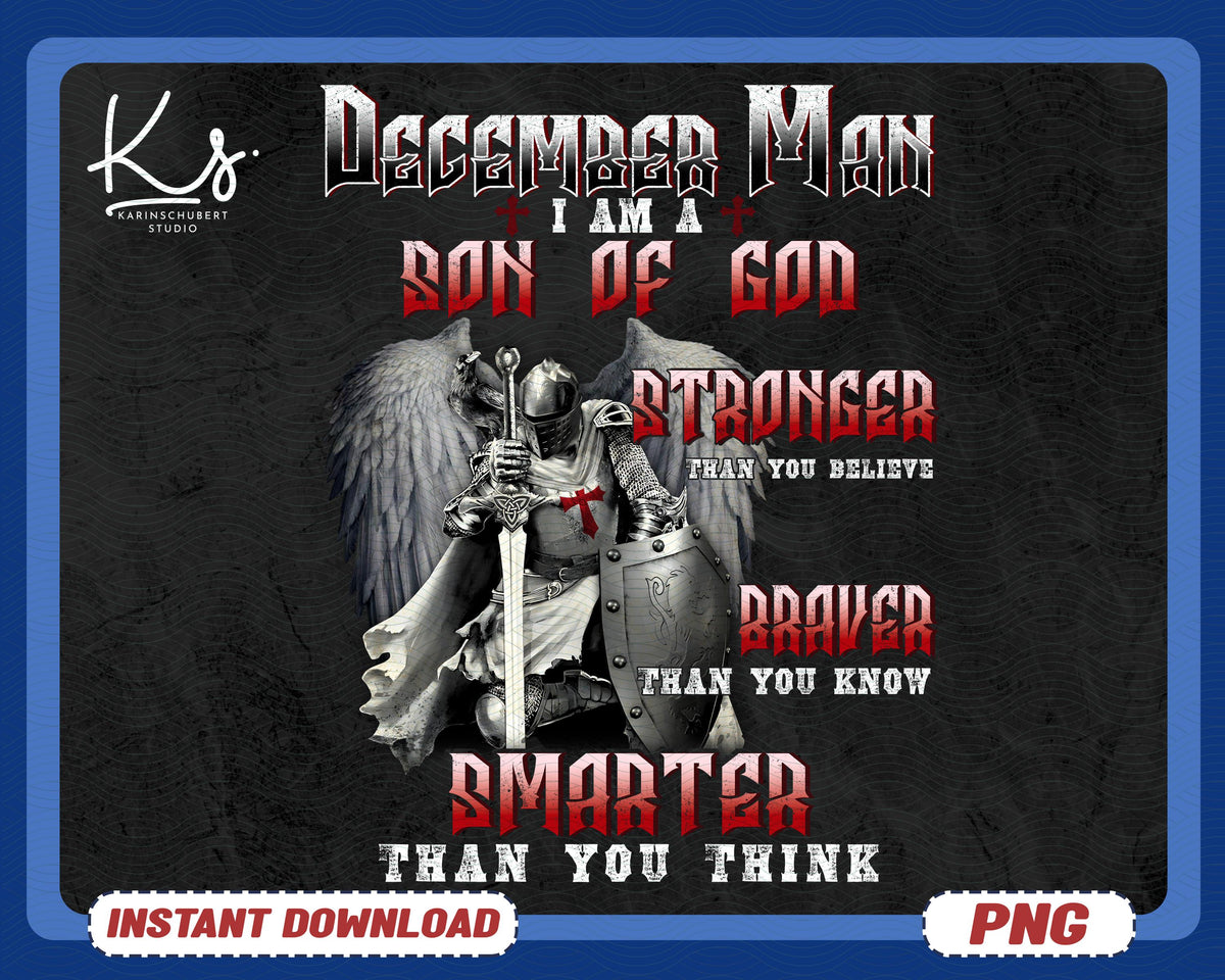 I Am A Son Of God Png Stronger Than You Believe Png Braver Than You Know Png Christian Gift For Husband A Warrior Of Christ Jesus Png Graphic Tee – Warm & Stylish · Perfect For Daily Wear