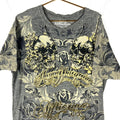 Y2K Affliction Signature Series Manny Pacquiao TShirt 2XL Gray All Over Print Graphic Tee – Feel-Good Design · Must-Have Style