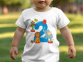 Boys 2nd Birthday T Shirt White TShirt Cute Clown Lion Elephant Design Fun Kids Birthday Outfit Toddler Birthday Shirt Graphic Tee – Premium Graphic · Great Gift For Fans