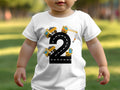 Boys 2nd Birthday TShirt Boys Construction Second Birthday Shirt Toddler 2nd Birthday Outfit White TShirt Graphic Tee – Bold Style · Top Pick For Any Outfit