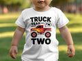 Boys 2nd Birthday T Shirt Truck Yeah I39m Two White T Shirt For Boys 2nd Birthday Monster Truck Birthday Shirt Toddler Birthday Tee Graphic Tee – Warm & Stylish · High-Quality Print