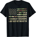 Father39s Day T Shirt Gift from GrandkidsDadGrandpaGreat Grandpa ShirtFamily Matching Tee for PapaFathers Day ShirtDad Gift Shirt Graphic Tee – Bold Style · Must-Have Style