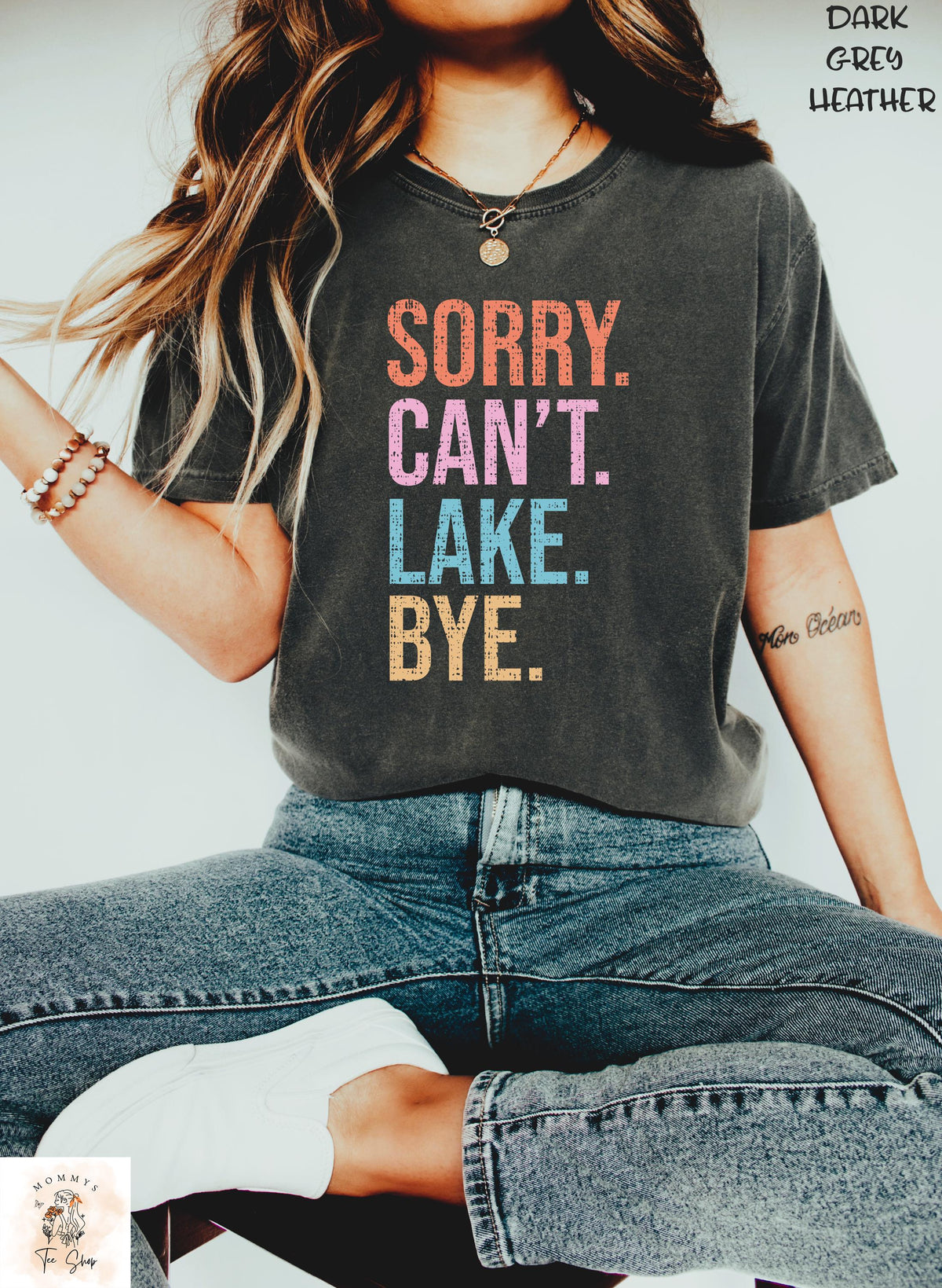 Sorry Cant Lake Bye Shirt Funny Lake T Shirt Retro Lake Day Tee Sarcastic Vacation Shirt Summer Boating Shirt Hiking Gift Tee Graphic Tee – Soft Feel · Great Gift For Fans