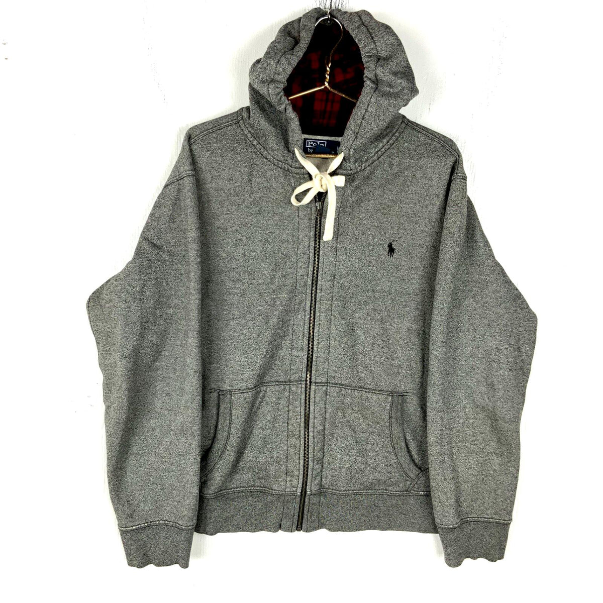 Polo Ralph Lauren Sweatshirt Hoodie Size XL Gray Full Zip Flannel Hoodie – Soft Feel · Top Pick For Any Outfit