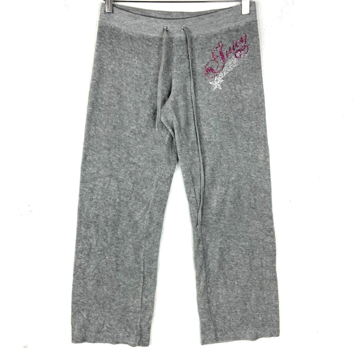 Juicy Couture Velour Women39s Sweat Pants Petite Gray Y2K Graphic Tee – Easygoing Wear · Must-Have Style
